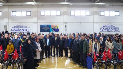 PTT ÇALIŞANLARINA BÜYÜKŞEHİR’DEN BİSİKLET HEDİYESİ!